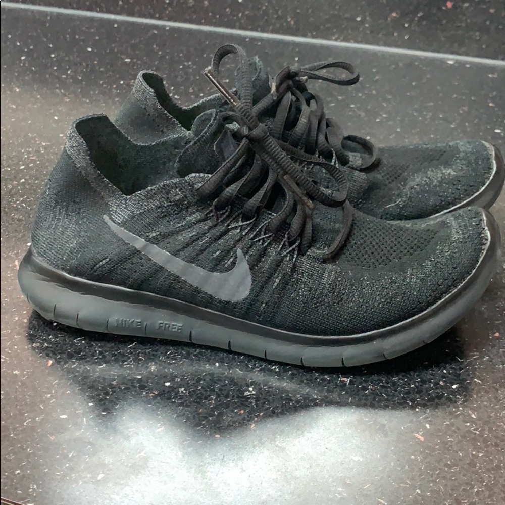 Nike Run Free All Black Shoes
